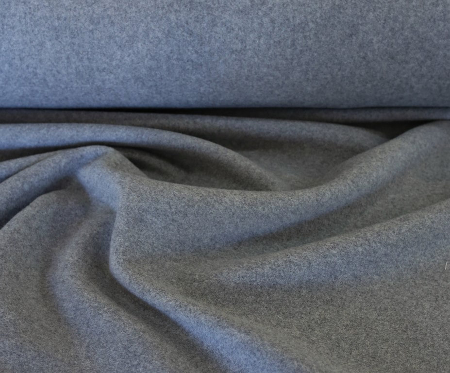 Japanese Wool Blend Coating - Grey 320322